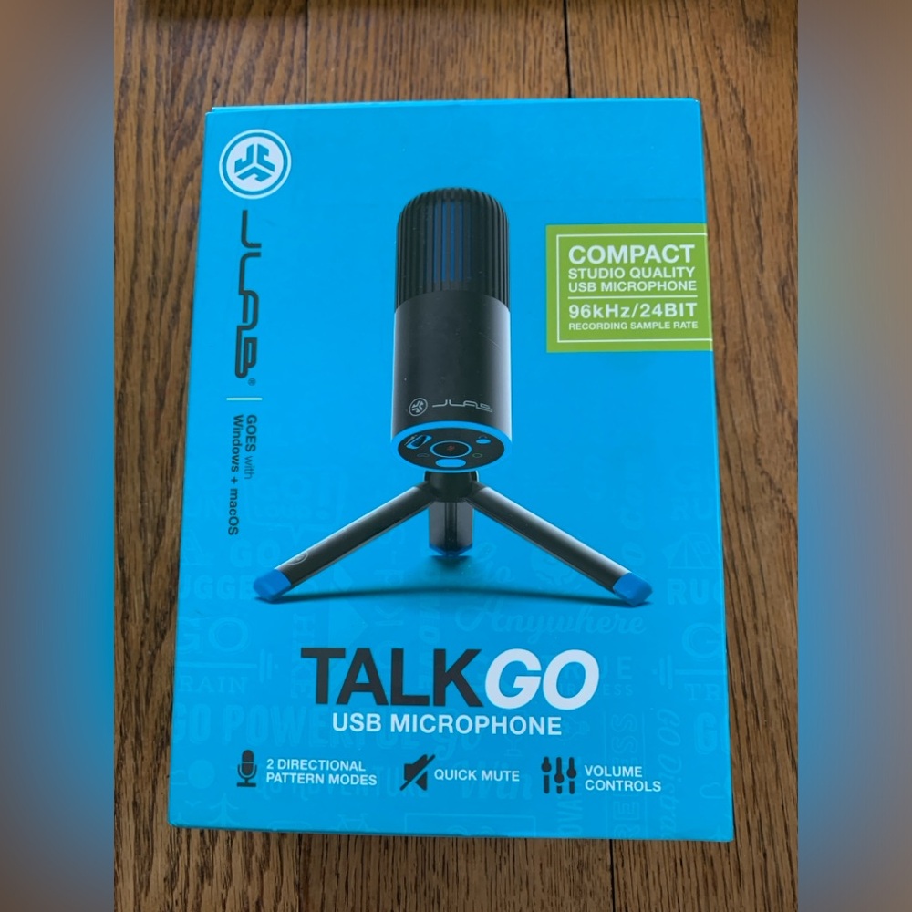 NWT Jlab TalkGo USB Microphone